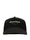 Aboutblank Logo Cap In Black