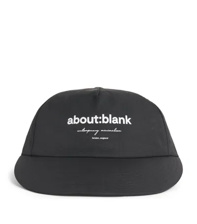 Aboutblank About:blank Logo Cap In Black