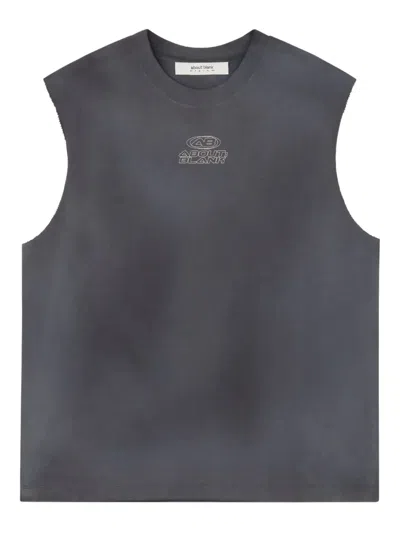 Aboutblank Logo-detail Sleeveless Tank Top In Gray