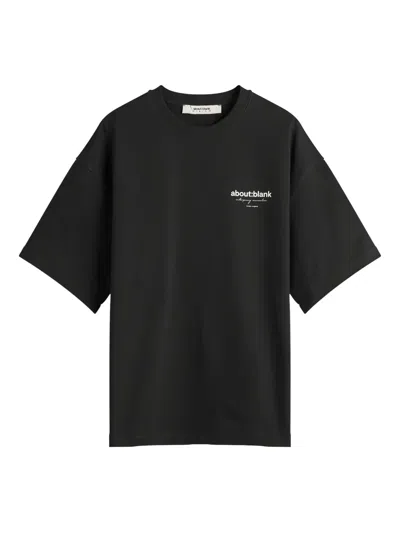 Aboutblank Reverse T-shirt In Black
