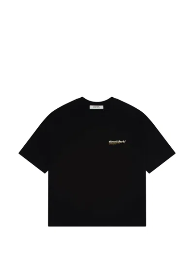 Aboutblank Short-sleeve T-shirt In Black