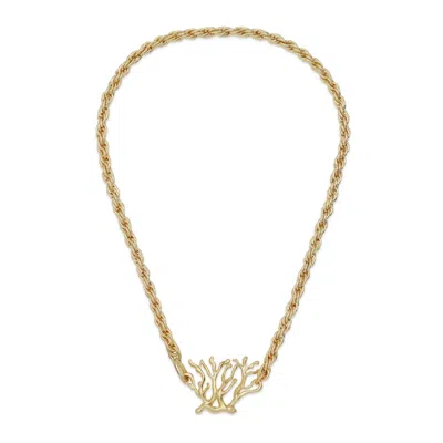 Above And Below Women's Api Necklace - Gold Vermeil