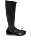 Abra Ballerina Boot In Black