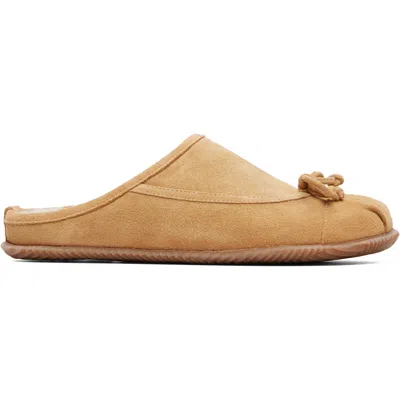 Abra Beige Ballerina Babouche Slippers In Brown
