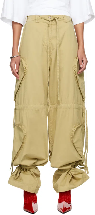 Abra Beige Heart Trousers