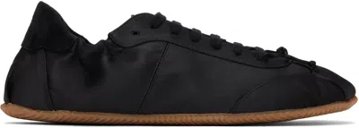 Abra Black Ballerina Sneakers In Black 11