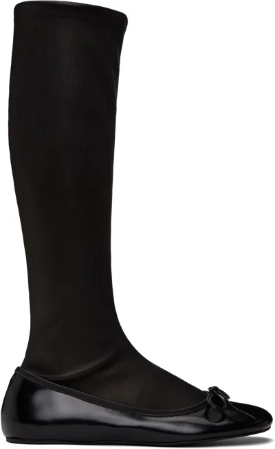 Abra Ballerina Boot In Black 11
