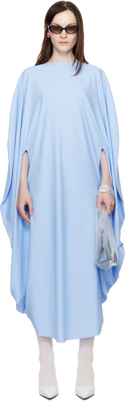Abra Blue Cercle Midi Dress In Sky Blue 21