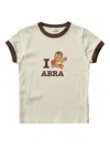 Abra Graphic-print Cotton T-shirt In Neutral