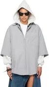 Abra Gray Spa Shirt In Grey
