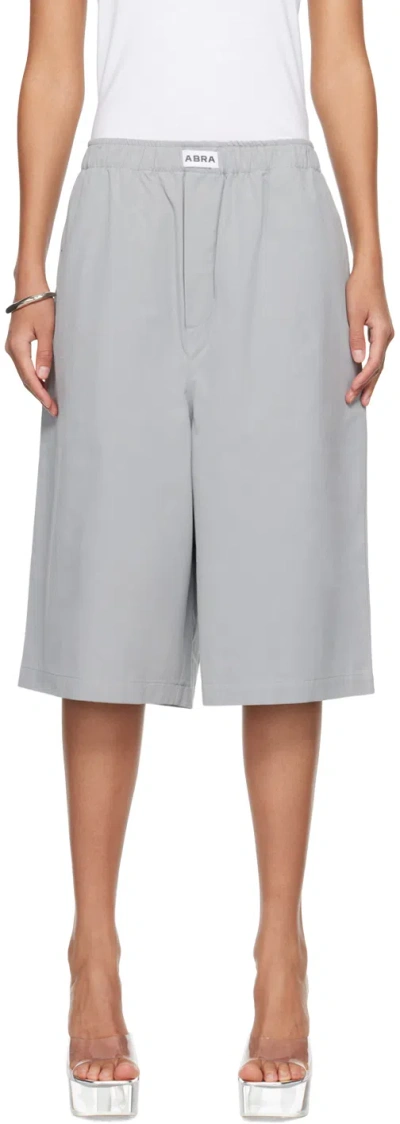 Abra Gray Spa Shorts In Grey