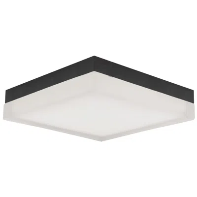 Abra Lighting Abra 12" Square Moulded Glass Flushmount