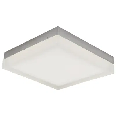Abra Lighting Abra 12" Square Moulded Glass Flushmount