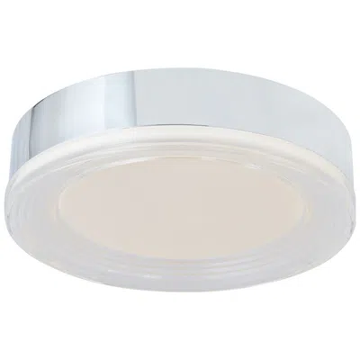 Abra Lighting Abra 3cct 12" Ribbed Acrylic Low Profile Flushmount