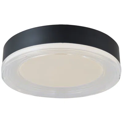 Abra Lighting Abra 3cct 12" Ribbed Acrylic Low Profile Flushmount
