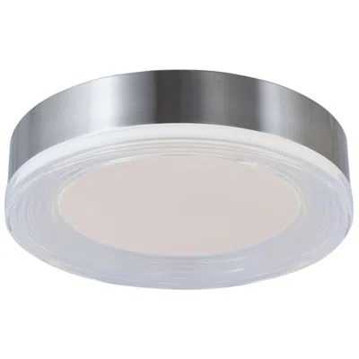 Abra Lighting Abra 3cct 12" Ribbed Acrylic Low Profile Flushmount