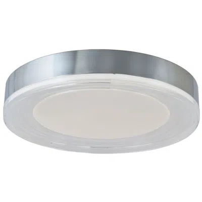 Abra Lighting Abra 3cct 16" Ribbed Acrylic Low Profile Flushmount