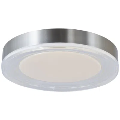 Abra Lighting Abra 3cct 16" Ribbed Acrylic Low Profile Flushmount