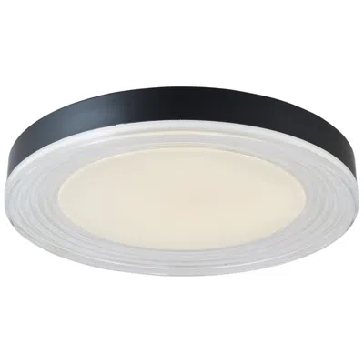 Abra Lighting Abra 3cct 20" Ribbed Acrylic Low Profile Flushmount