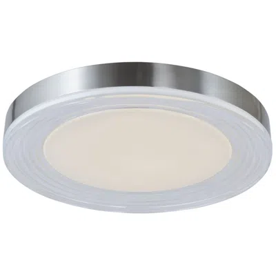 Abra Lighting Abra 3cct 20" Ribbed Acrylic Low Profile Flushmount