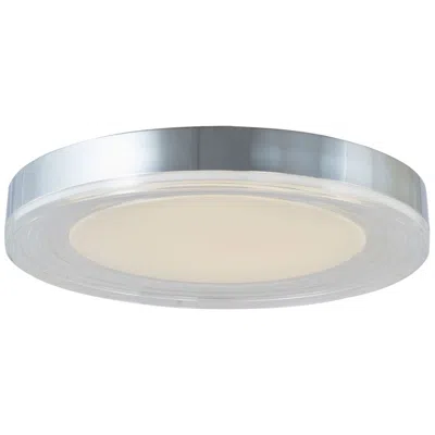 Abra Lighting Abra 3cct 20" Ribbed Acrylic Low Profile Flushmount