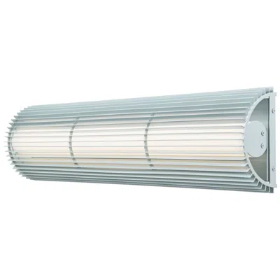 Abra Lighting Abra 3cct Marine Grade Steel Ribbed Wall Fixture