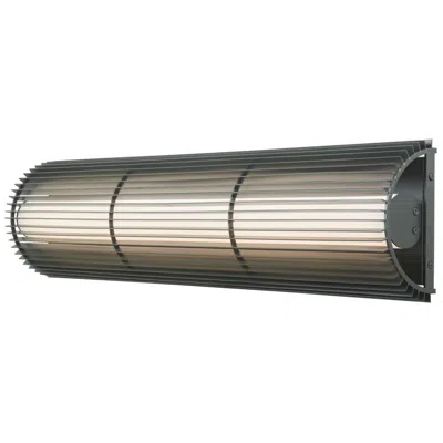 Abra Lighting Abra 3cct Marine Grade Steel Ribbed Wall Fixture