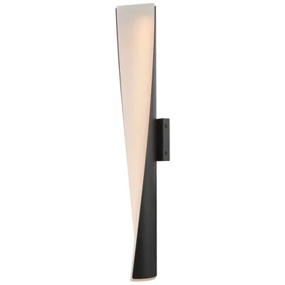 Abra Lighting Abra 3cct Twirled Acrylic Wet Location Wall Fixture