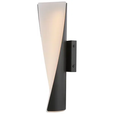 Abra Lighting Abra 3cct Twirled Acrylic Wet Location Wall Fixture