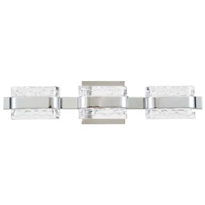 Abra Lighting Abra 3-lt Crystal Glass Vanity With Movable Backplate