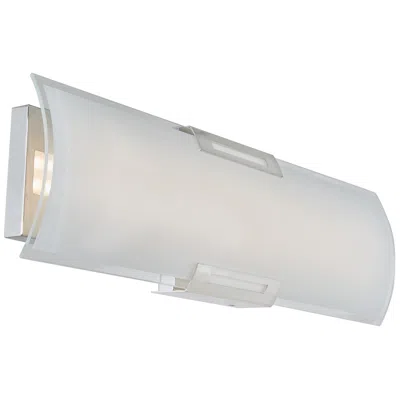 Abra Lighting Abra Allure Curved Gass Panel Led Vanity Chrome