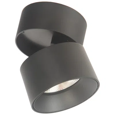 Abra Lighting Abra Arc 10" Metal Cylinder And Frosted Glass Flushmount