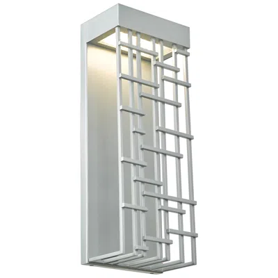 Abra Lighting Abra Aspen Wet Location Lattice Shade Wall Fixture Silica