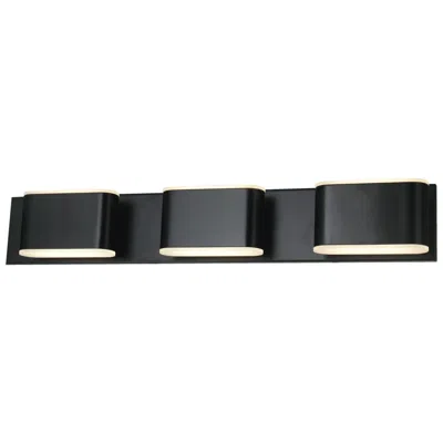 Abra Lighting Abra Bianca 3 Light  Vanity Fixture Black