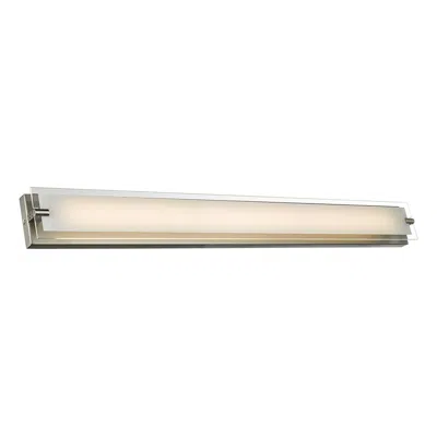 Abra Lighting Abra Blaze 39 1/2" Wide Brushed Nickel Modern Led Bath Light
