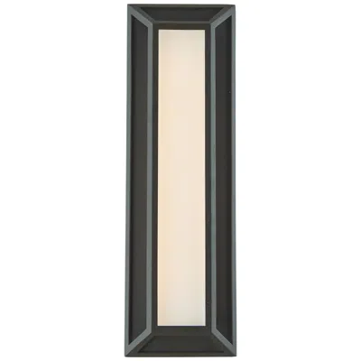Abra Lighting Abra Cell Large Wet Location Low Profile  Wall Fixture  Black