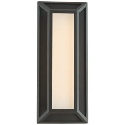 Abra Lighting Abra Cell Small Wet Location Low Profile  Wall Fixture  Black