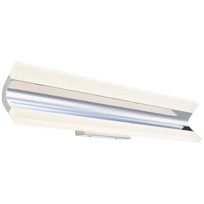 Abra Lighting Abra Eros Curved Acrylic Twin Bar Vanity Chrome
