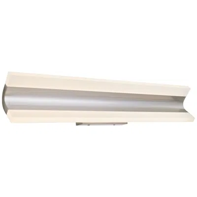 Abra Lighting Abra Eros Curved Acrylic Twin Bar Vanity  Nickel