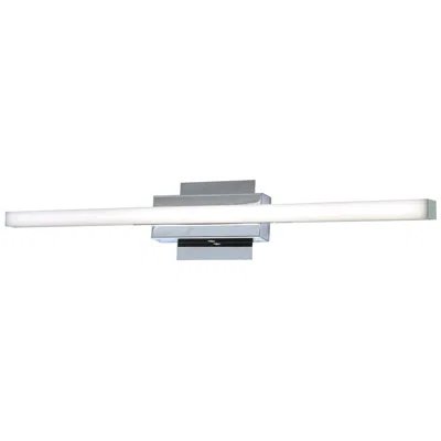 Abra Lighting Abra Foil 24" Vertical Or Horizontal Mount  Led Vanity Bar  Chrome