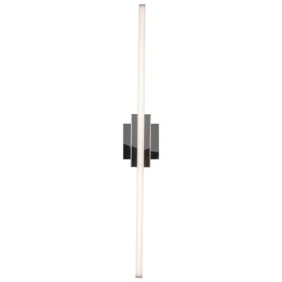 Abra Lighting Abra Foil 32" Vertical Or Horizontal Mount  Led Vanity Bar  Chrome