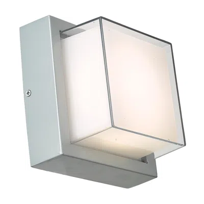 Abra Lighting Abra Geo Square Wet Location Wall Sconce  Silica