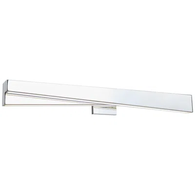 Abra Lighting Abra Hilo (l) Offset Linear Vanity   Chrome