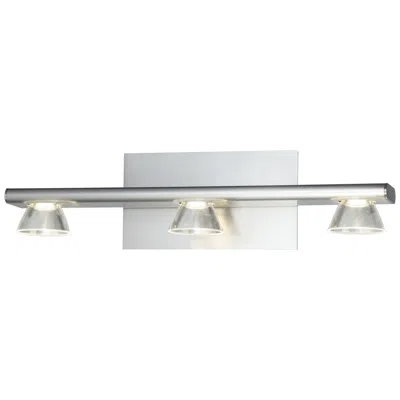 Abra Lighting Abra Jet 3 Light Up Or Down Vanity Wall Fixture  Nickel