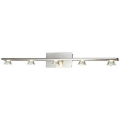 Abra Lighting Abra Jet 5 Light Up Or Down Vanity Wall Fixture  Nickel