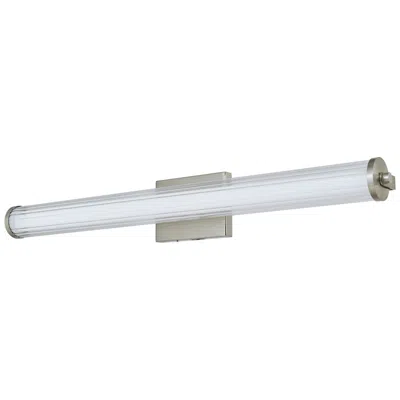 Abra Lighting Abra Macie Fluted Clear Glass Vanity Bb-brushed Brass