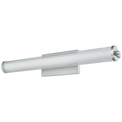 Abra Lighting Abra Macie Fluted Clear Glass Vanity Bn-brushed Nickel