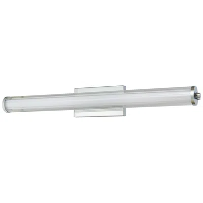 Abra Lighting Abra Macie Fluted Clear Glass Vanity Bn-brushed Nickel