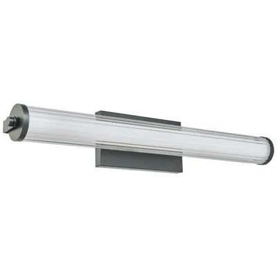 Abra Lighting Abra Macie Fluted Clear Glass Vanity Ch-chrome