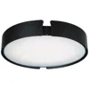 Abra Lighting Abra Mystic 14" Split Frame Flushmount   Led Black